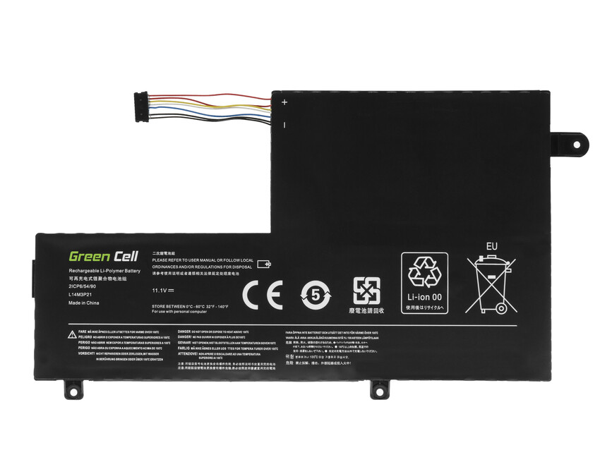 Green Cell baterija L14M3P21 za Lenovo Yoga 500-14IBD 500-14ISK 500-15IBD 500-15ISK (LE124)