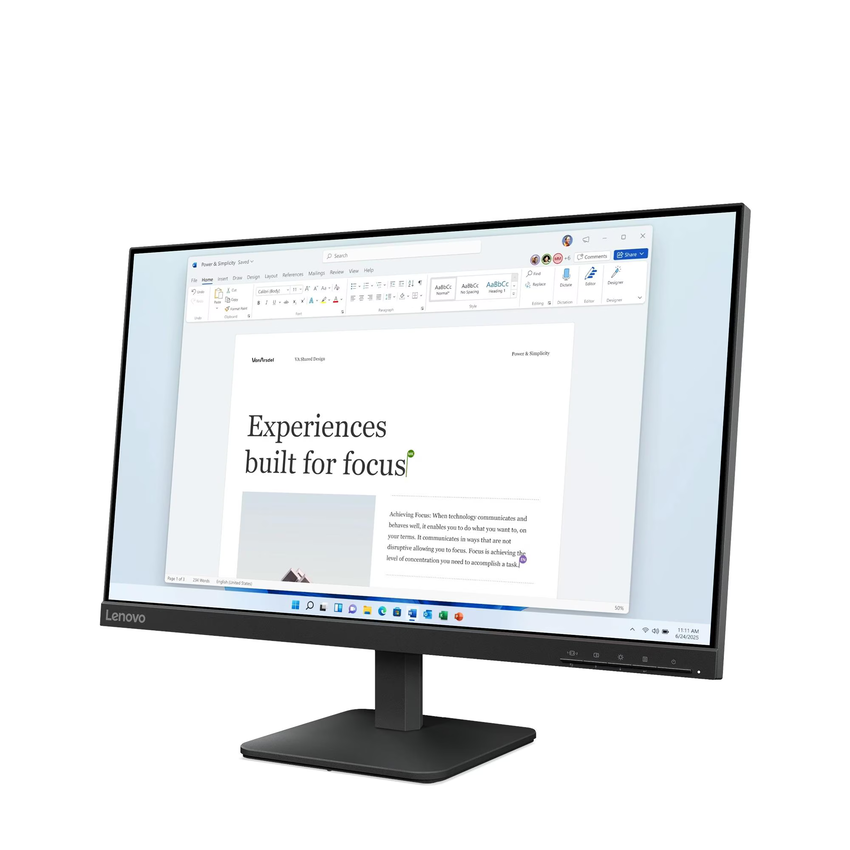 Monitor Lenovo L24-4e 60,5 cm (23,8″) FHD IPS LED 100 Hz